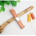 Handmade Soft Velvet Dog Collar | 3 Sizes | Colour: Apricot | Finish: Sliver
